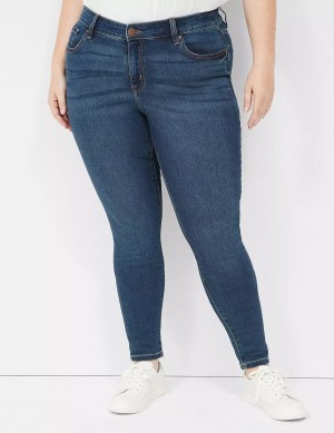 Lane Bryant Signature Fit Skinny Kadın Kot Pantolon Mavi | UMC7617KL