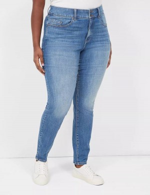 Lane Bryant Tighter Tummy High-Rise Skinny Kadın Kot Pantolon Mavi | SCI6040LA