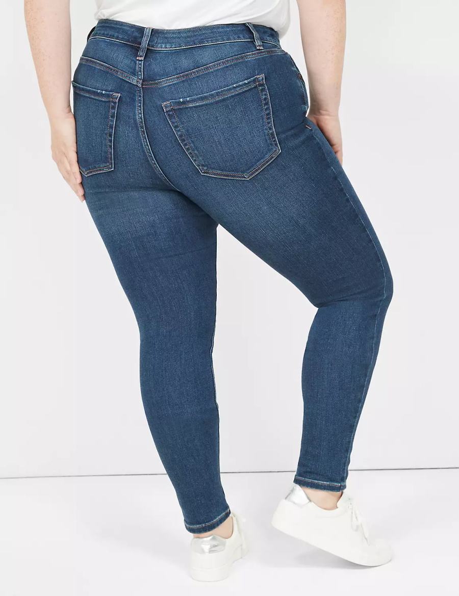 Lane Bryant Signature Fit Skinny Kadın Kot Pantolon Mavi | UMC7617KL